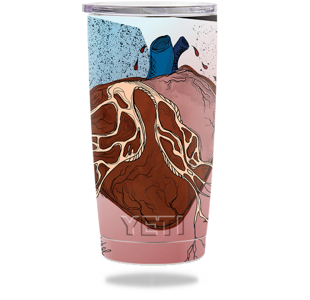 Picture of MightySkins YERAM20-Sticky Web Skin for Yeti 20 oz Tumbler - Sticky Web