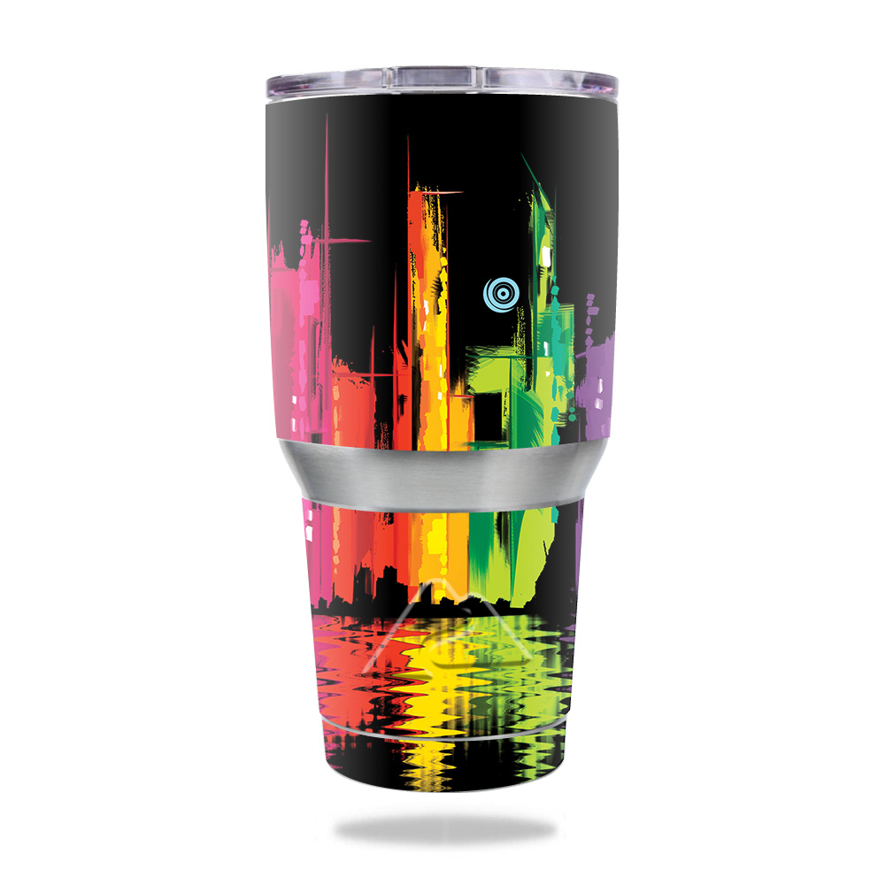 Picture of MightySkins OZTUM30-Abstract Horizon Skin for Ozark Trail 30 oz Tumbler - Abstract Horizon