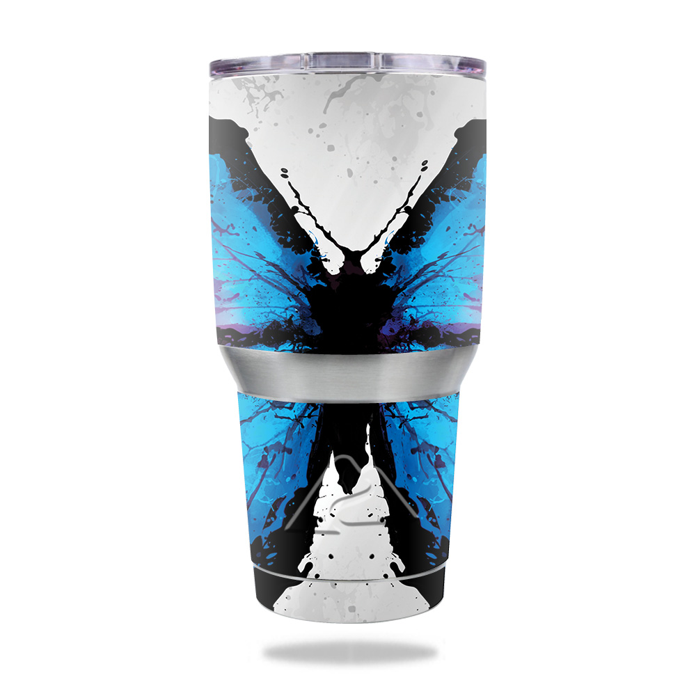 Picture of MightySkins OZTUM30-Butterfly Splash Skin for Ozark Trail 30 oz Tumbler - Butterfly Splash