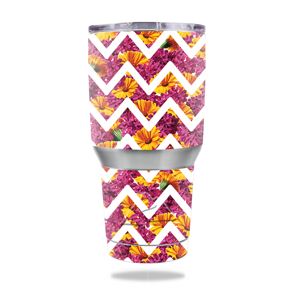 Picture of MightySkins OZTUM30-Chevron Summer Skin for Ozark Trail 30 oz Tumbler - Chevron Summer