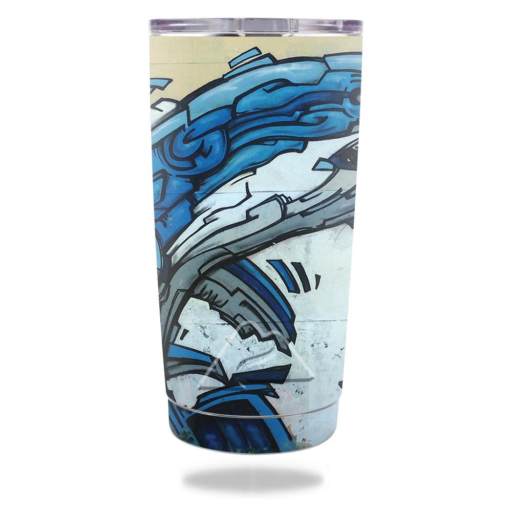 Picture of MightySkins OZTUM20-Robo Shark Skin for Ozark Trail 20 oz Tumbler 2016 - Robo Shark