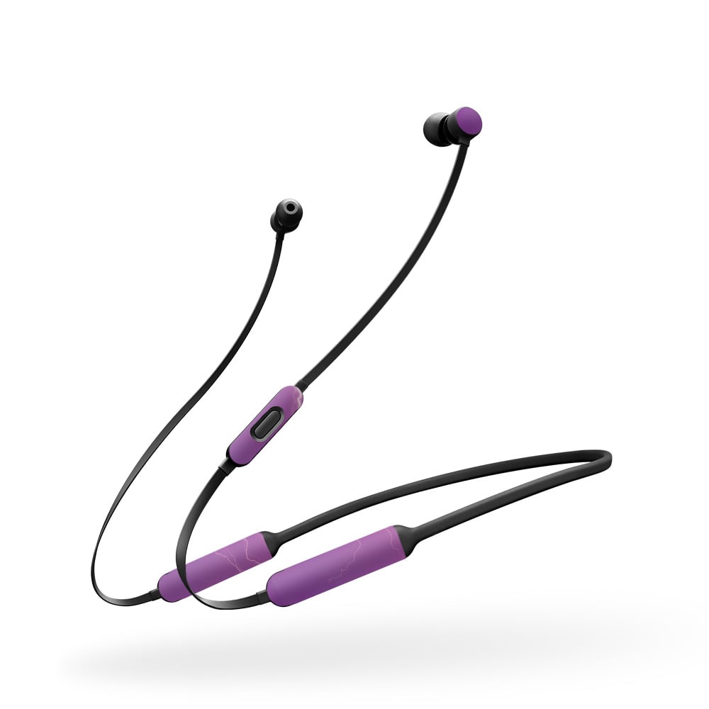 BEX-Purple Lightning Skin for BeatsX Wireless Headphones - Purple Lightning -  MightySkins