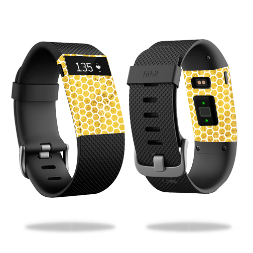 FITCHARHR-Honeycomb Skin for Fitbit Charge HR Watch Cover Wrap Sticker - Honeycomb -  MightySkins