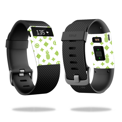 FITCHARHR-Lime Designer Skin for Fitbit Charge HR Watch Wrap Cover Sticker - Lime Designer -  MightySkins