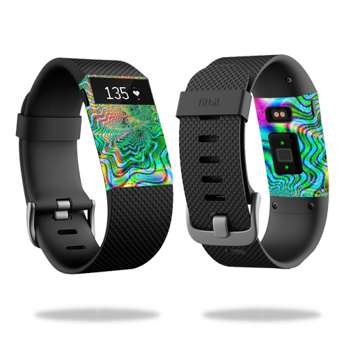 FITCHARHR-Psychedelic Skin for Fitbit Charge HR Watch Cover Wrap Sticker - Psychedelic -  MightySkins