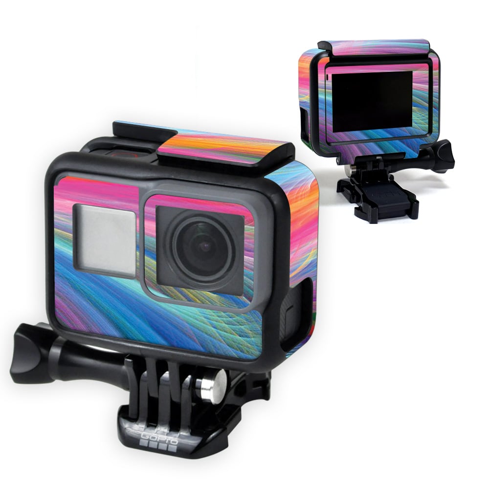 GOPRHRO6-Rainbow Waves Skin for GoPro Hero6 - Rainbow Waves -  MightySkins