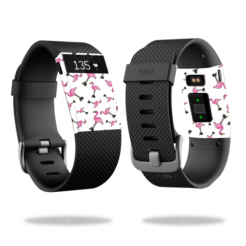 FITCHARHR-Cool Flamingo Skin for Fitbit Charge HR Watch Wrap Cover Sticker - Cool Flamingo -  MightySkins