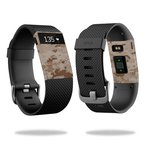 FITCHARHR-Desert Camo Skin for Fitbit Charge HR Watch Cover Wrap Sticker - Desert Camo -  MightySkins