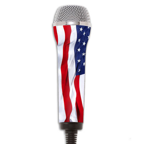 Picture of MightySkins REROCKMIC-American Flag Skin for Redoctane Rock Band Microphone Case Wrap Cover Sticker - American Flag