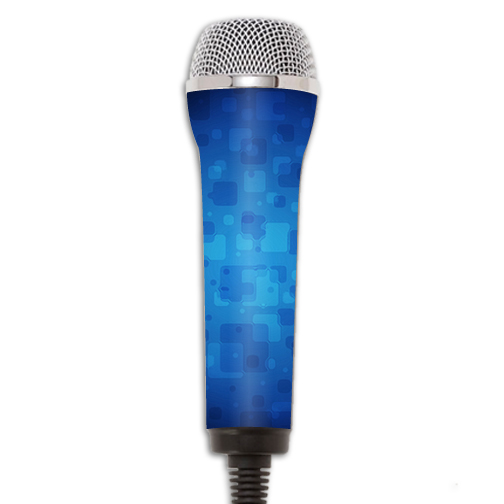 Picture of MightySkins REROCKMIC-Blue Retro Skin for Redoctane Rock Band Microphone Case Wrap Cover Sticker - Blue Retro