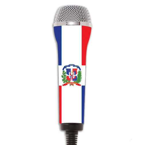 Picture of MightySkins REROCKMIC-Dominican Flag Skin for Redoctane Rock Band Microphone Case Wrap Cover Sticker - Dominican Flag