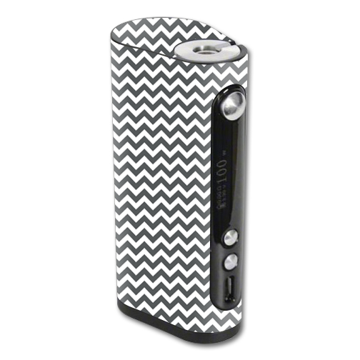 Picture of MightySkins VAFST100W-Gray Chevron Skin for Vape Forward Vapor Flask Stout 100W TC - Gray Chevron