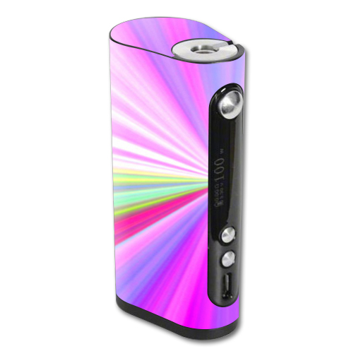 Picture of MightySkins VAFST100W-Rainbow Zoom Skin for Vape Forward Vapor Flask Stout 100W TC - Rainbow Zoom