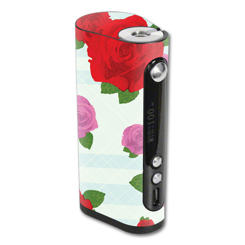 Picture of MightySkins VAFST100W-Roses Skin for Vape Forward Vapor Flask Stout 100W TC - Roses