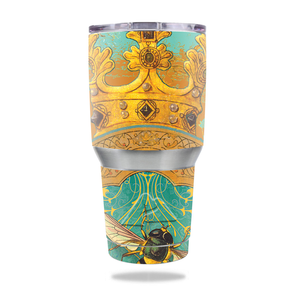 Picture of MightySkins OZTUM30-Bee Queen Skin for Ozark Trail 30 oz Tumbler - Bee Queen