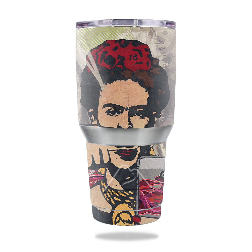 Picture of MightySkins OZTUM30-Grafitti Selfie Skin for Ozark Trail 30 oz Tumbler - Grafitti Selfie