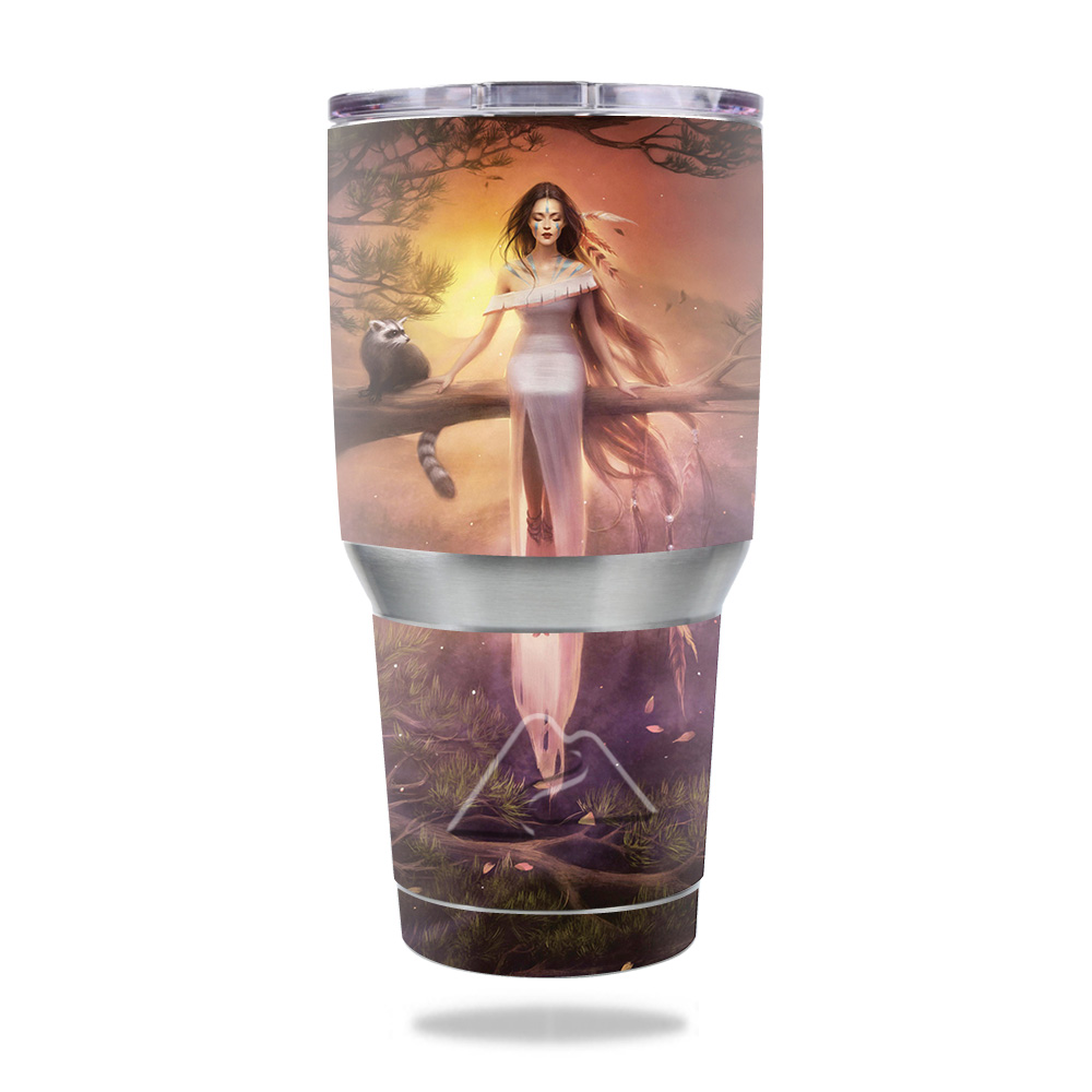 Picture of MightySkins OZTUM30-Indian Princess Skin for Ozark Trail 30 oz Tumbler - Indian Princess