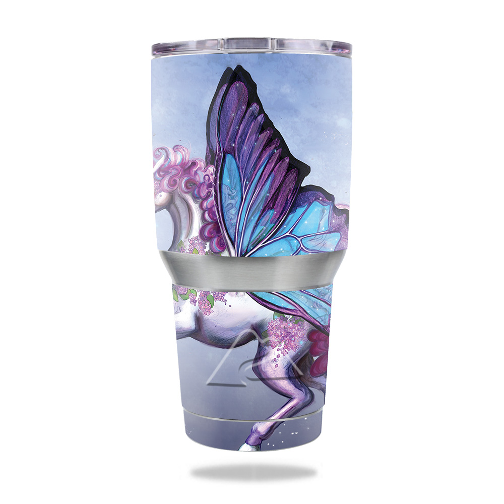 Picture of MightySkins OZTUM30-Lilac Unicorn Skin for Ozark Trail 30 oz Tumbler - Lilac Unicorn