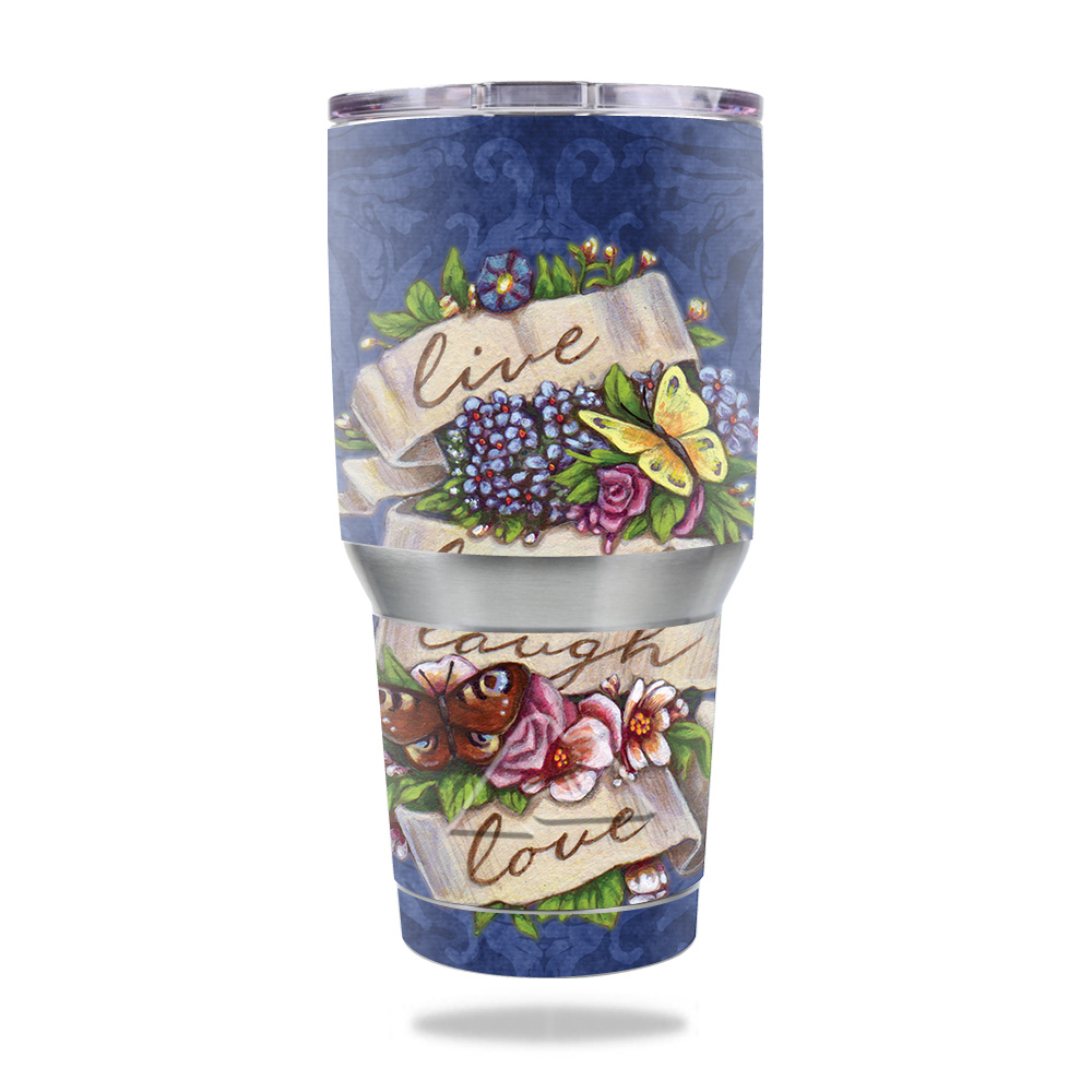 Picture of MightySkins OZTUM30-Live Laugh Love Skin for Ozark Trail 30 oz Tumbler - Live Laugh Love