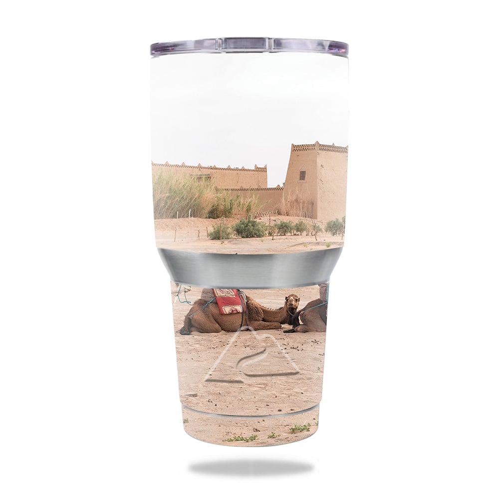 Picture of MightySkins OZTUM30-Single File Camels Skin for Ozark Trail 30 oz Tumbler - Single File Camels