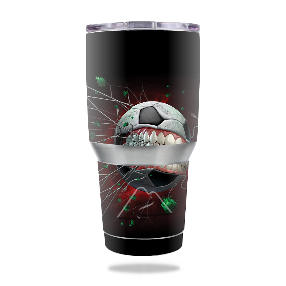 Picture of MightySkins OZTUM30-Soccer Monster Skin for Ozark Trail 30 oz Tumbler - Soccer Monster