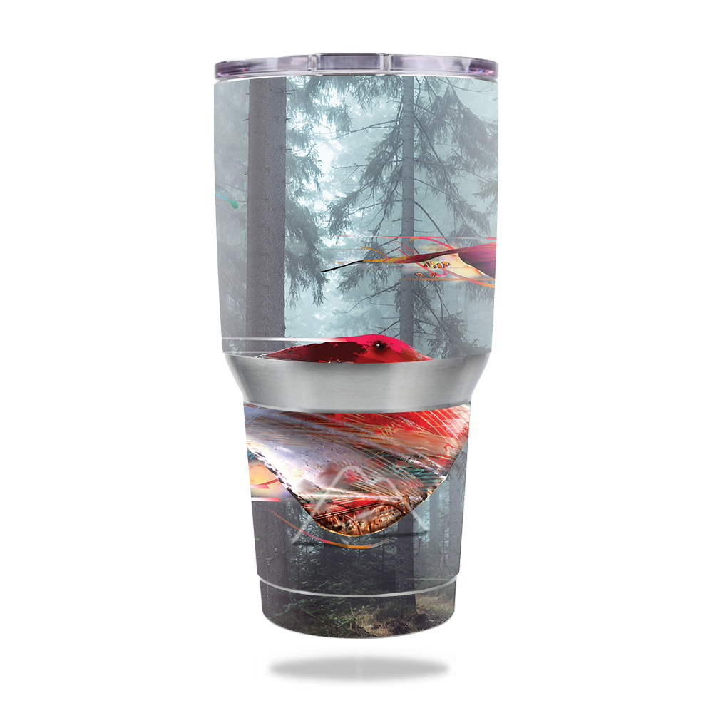 Picture of MightySkins OZTUM30-Stringray Forest Skin for Ozark Trail 30 oz Tumbler - Stringray Forest