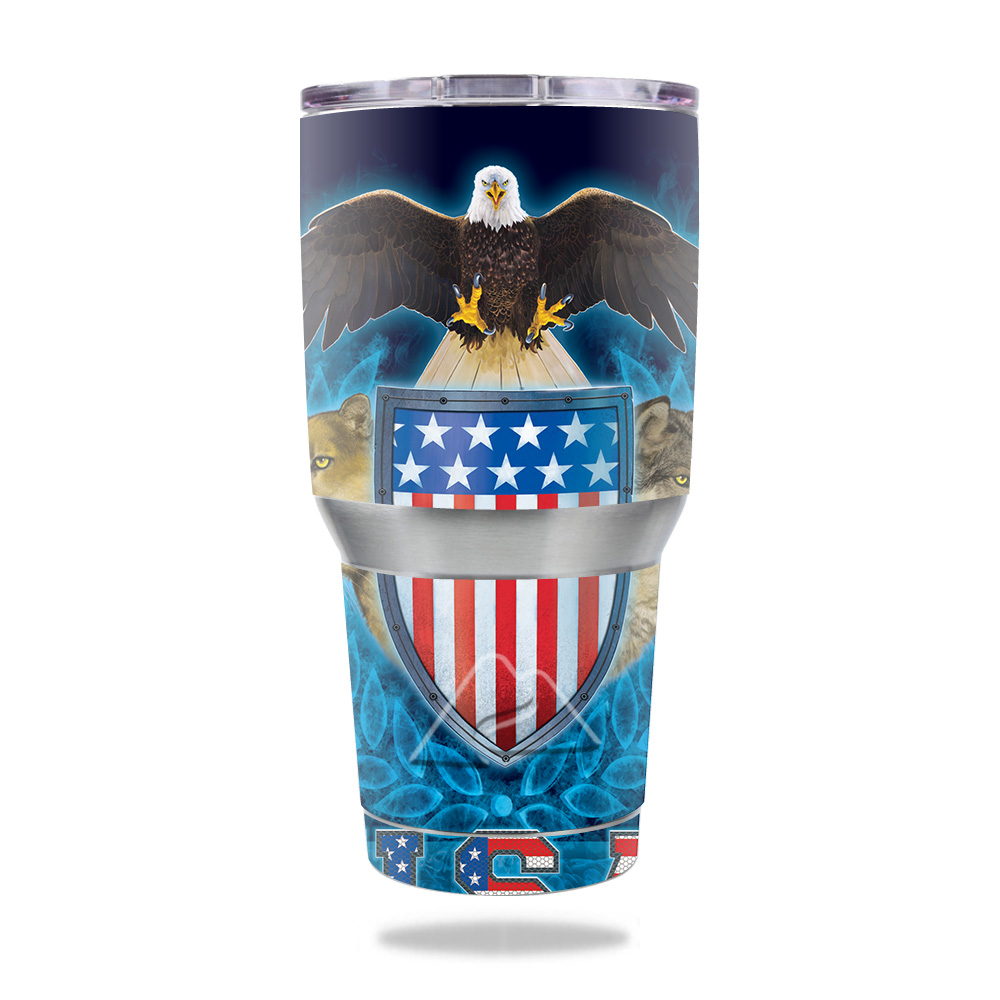 Picture of MightySkins OZTUM30-Usa Trinity Skin for Ozark Trail 30 oz Tumbler - Usa Trinity