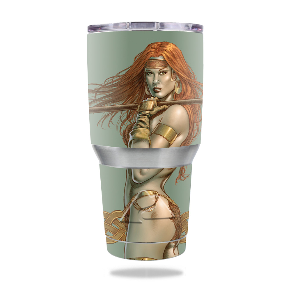 Picture of MightySkins OZTUM30-War Spear Skin for Ozark Trail 30 oz Tumbler - War Spear
