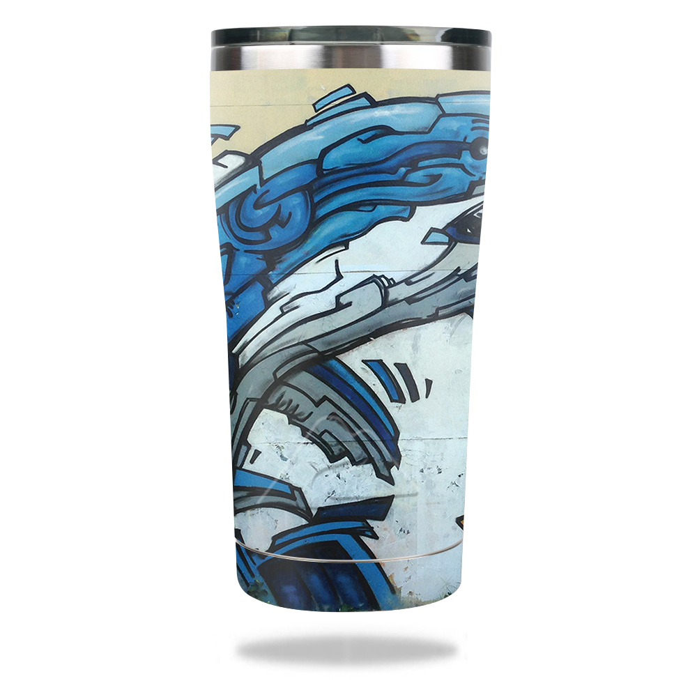 Picture of MightySkins OZTUM2017-Robo Shark Skin for Ozark Trail 20 oz Tumbler 2017 - Robo Shark