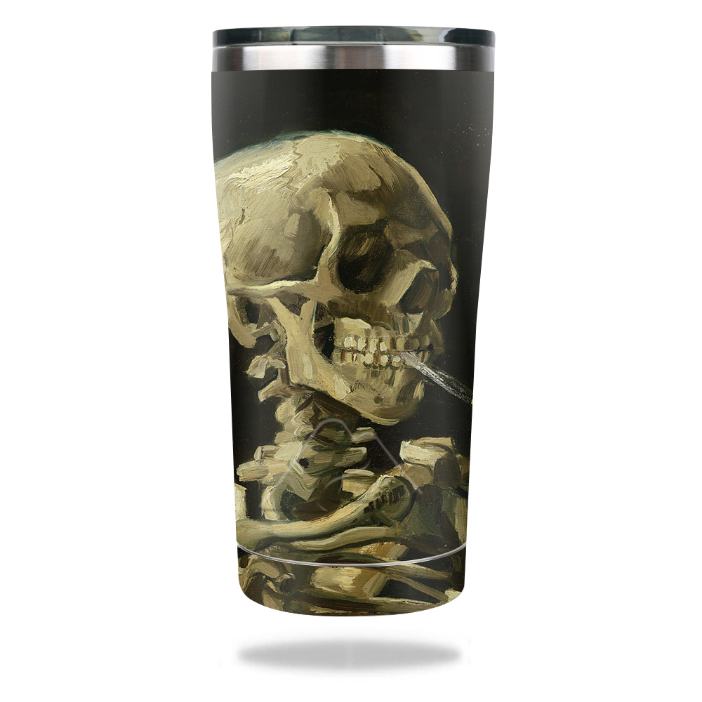Picture of MightySkins OZTUM2017-Skull With Cigarette Skin for Ozark Trail 20 oz Tumbler 2017 - Skull with Cigarette