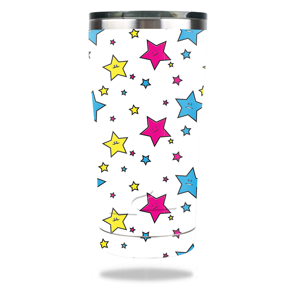 Picture of MightySkins OZTUM2017-Smiley Stars Skin for Ozark Trail 20 oz Tumbler 2017 - Smiley Stars