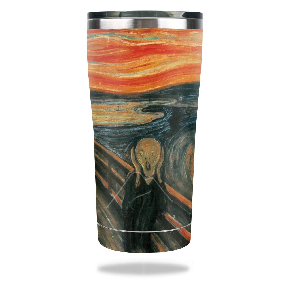 Picture of MightySkins OZTUM2017-The Scream Skin for Ozark Trail 20 oz Tumbler 2017 - the Scream