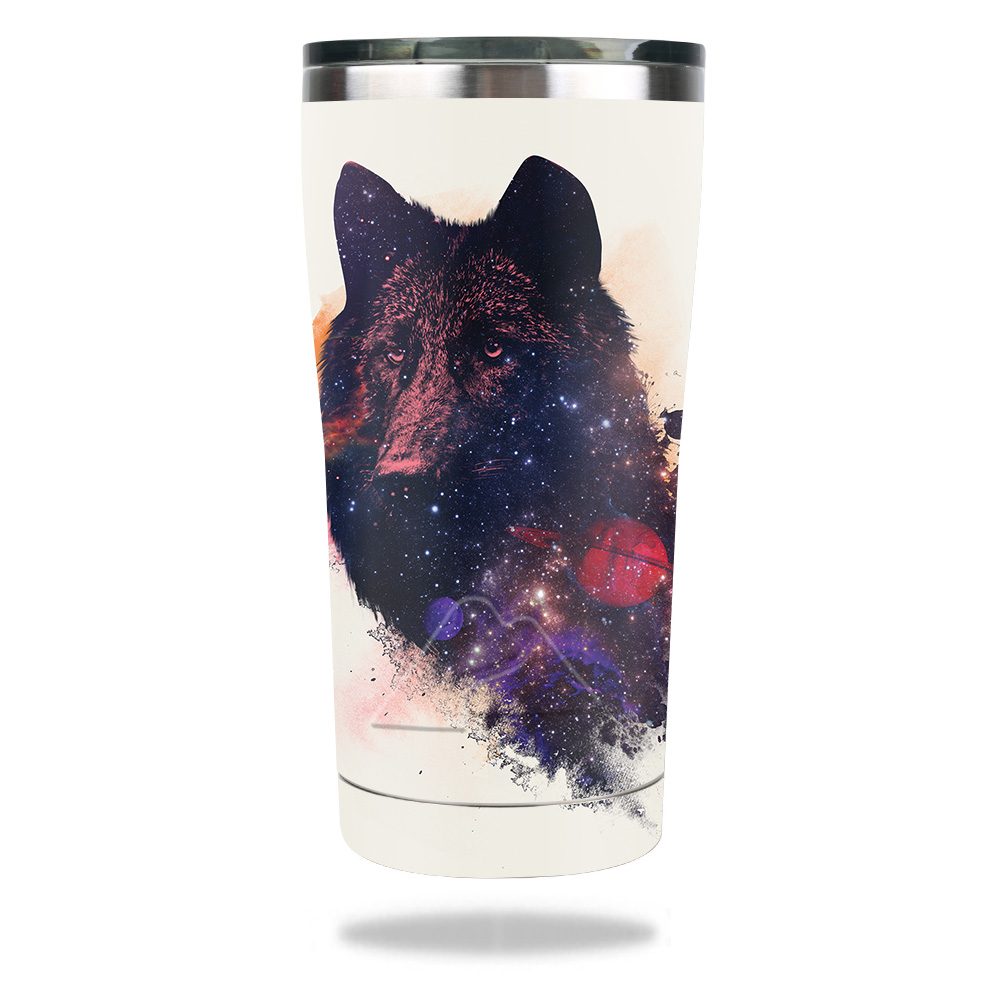 Picture of MightySkins OZTUM2017-Universal Wolf Skin for Ozark Trail 20 oz Tumbler 2017 - Universal Wolf