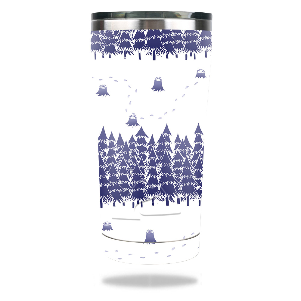 Picture of MightySkins OZTUM2017-Winter Fox Maze Skin for Ozark Trail 20 oz Tumbler 2017 - Winter Fox Maze