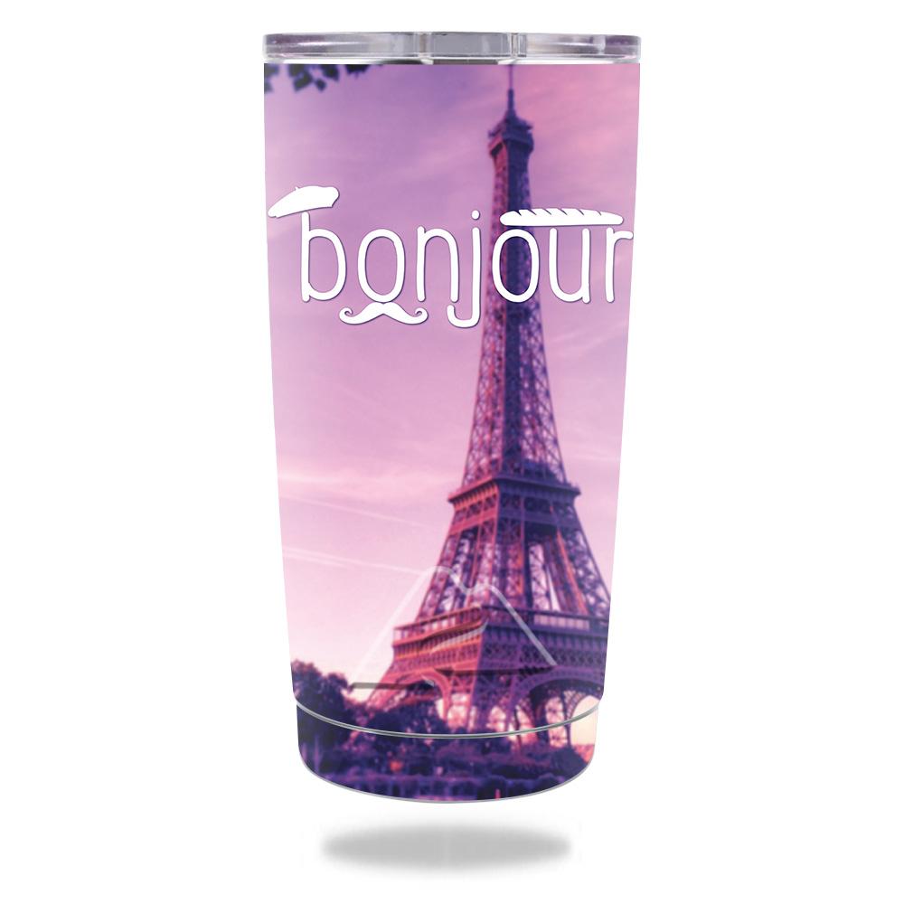 Picture of MightySkins OZTUM20-Bonjour Skin for Ozark Trail 20 oz Tumbler 2016 - Bonjour