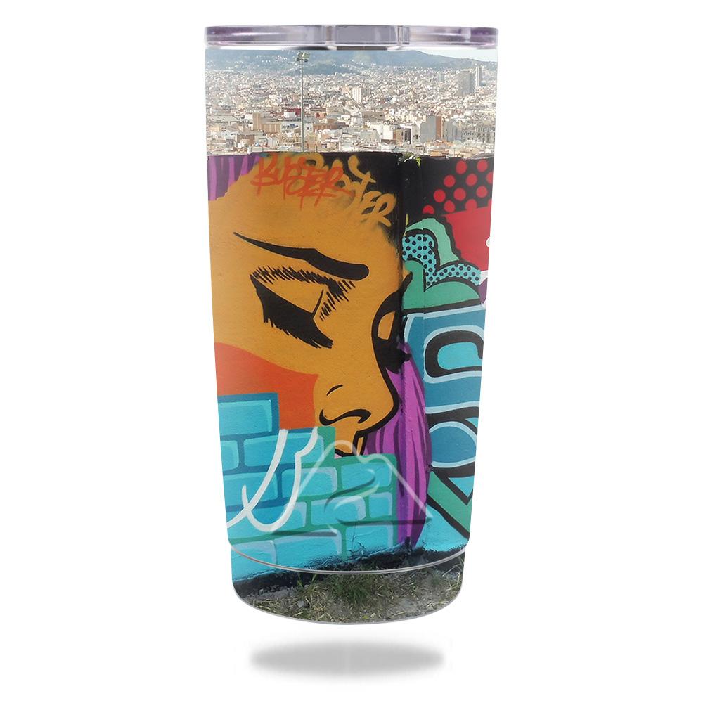 Picture of MightySkins OZTUM20-Graffiti Skyline Skin for Ozark Trail 20 oz Tumbler 2016 - Graffiti Skyline