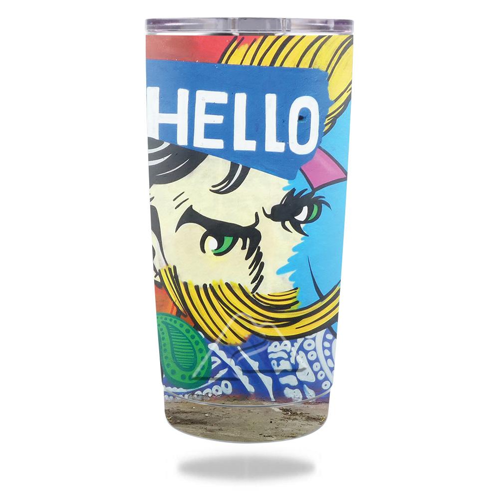 Picture of MightySkins OZTUM20-Hello Graffiti Skin for Ozark Trail 20 oz Tumbler 2016 - Hello Graffiti