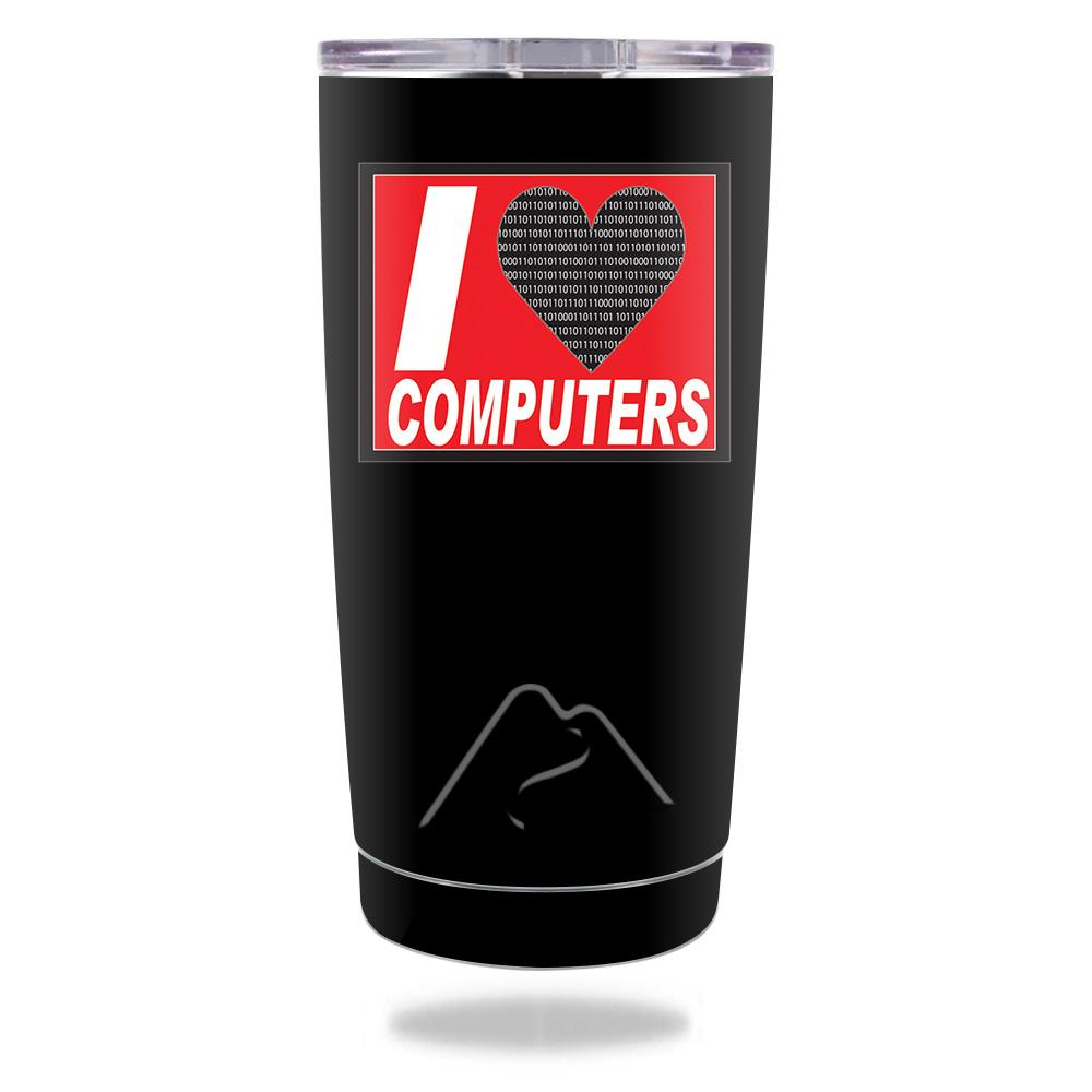 Picture of MightySkins OZTUM20-Love Computers Skin for Ozark Trail 20 oz Tumbler 2016 - Love Computers