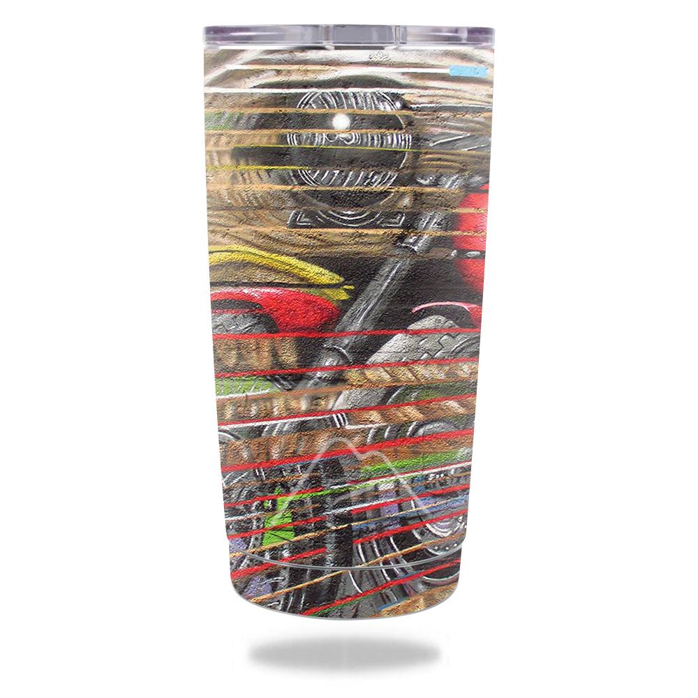 Picture of MightySkins OZTUM20-Motorcycle Hawk Skin for Ozark Trail 20 oz Tumbler 2016 - Motorcycle Hawk