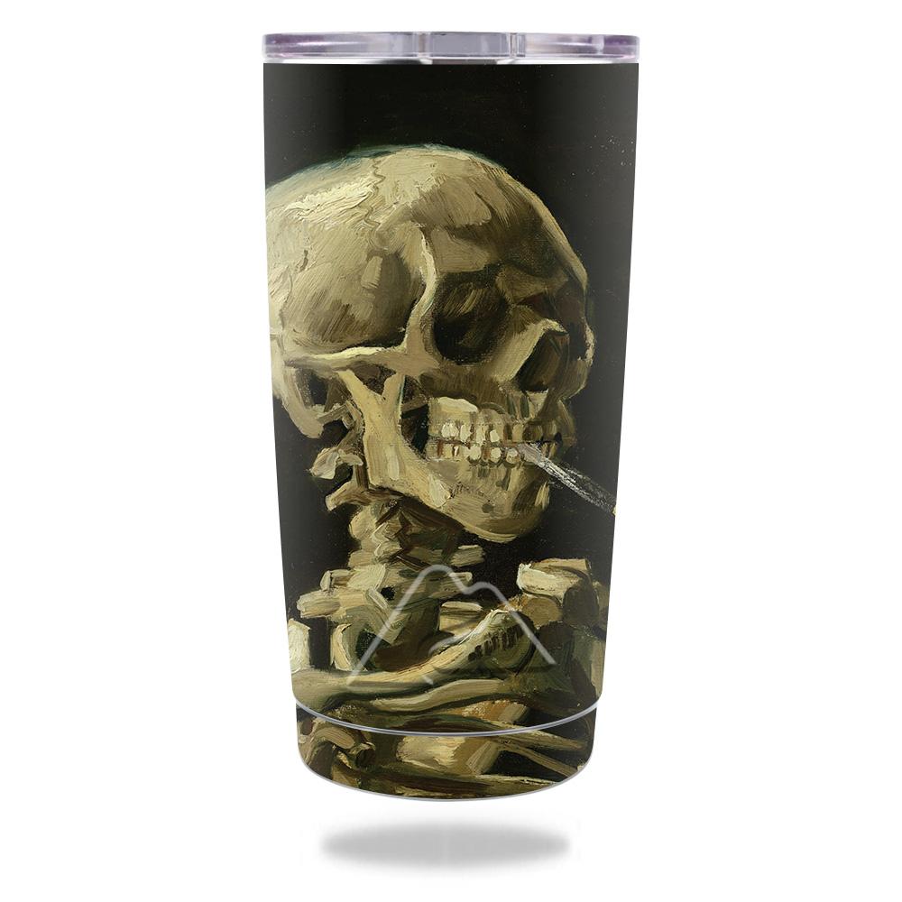 Picture of MightySkins OZTUM20-Skull With Cigarette Skin for Ozark Trail 20 oz Tumbler 2016 - Skull with Cigarette