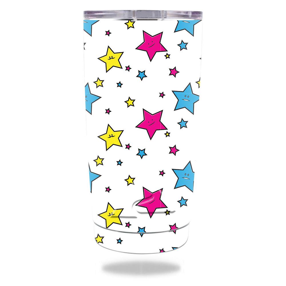 Picture of MightySkins OZTUM20-Smiley Stars Skin for Ozark Trail 20 oz Tumbler 2016 - Smiley Stars