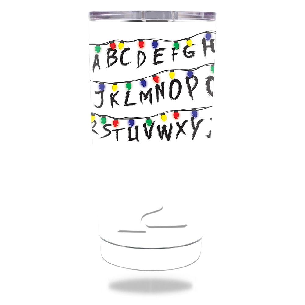 Picture of MightySkins OZTUM20-Stranger Alphabet Skin for Ozark Trail 20 oz Tumbler 2016 - Stranger Alphabet