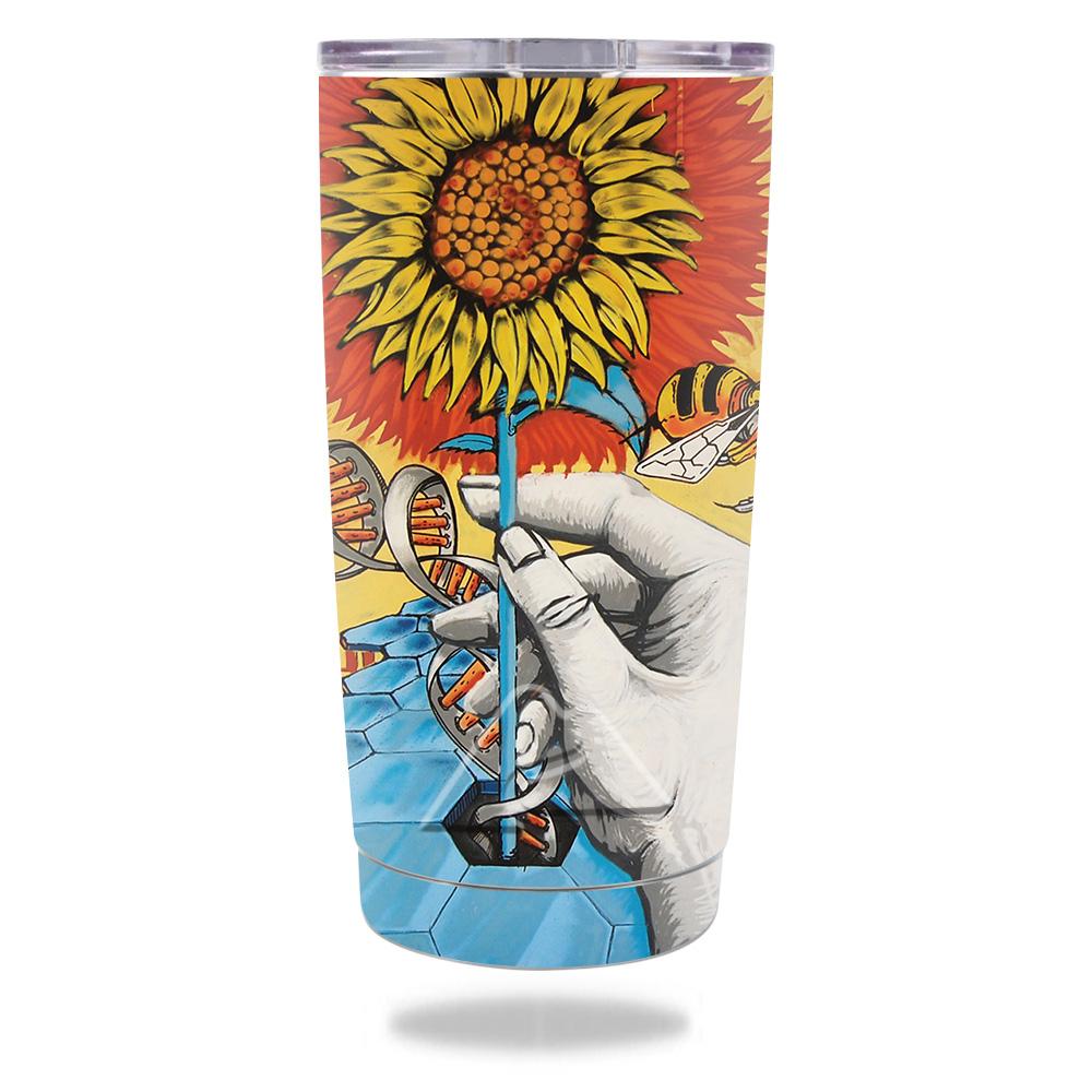 Picture of MightySkins OZTUM20-Sunflower Dna Skin for Ozark Trail 20 oz Tumbler 2016 - Sunflower Dna