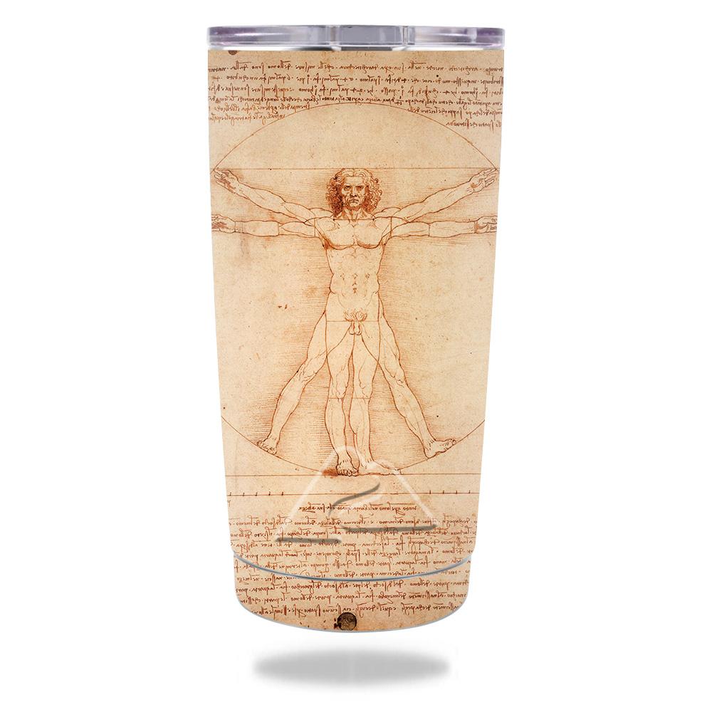 Picture of MightySkins OZTUM20-Vitruvian Man Skin for Ozark Trail 20 oz Tumbler 2016 - Vitruvian Man
