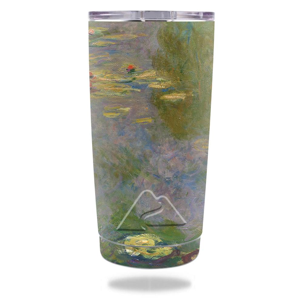 Picture of MightySkins OZTUM20-Water Lilies Skin for Ozark Trail 20 oz Tumbler 2016 - Water Lilies