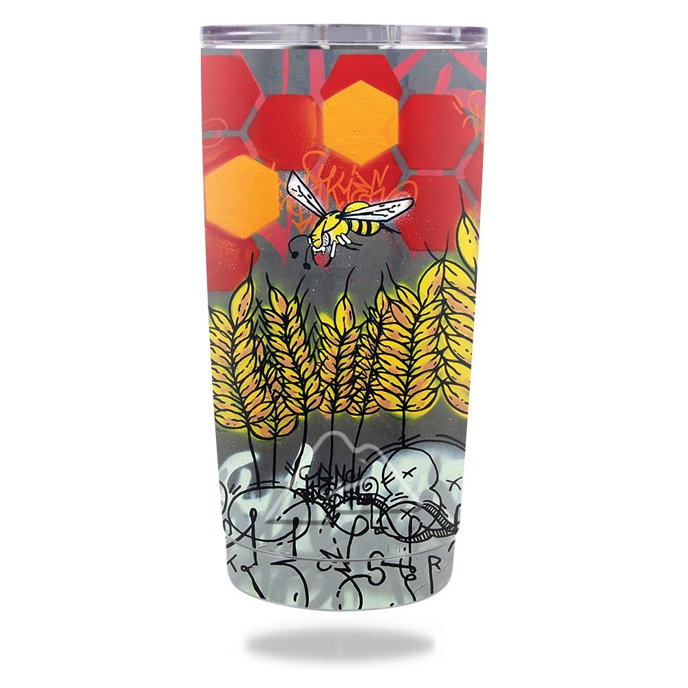Picture of MightySkins OZTUM20-Wheat Bees Skin for Ozark Trail 20 oz Tumbler 2016 - Wheat Bees
