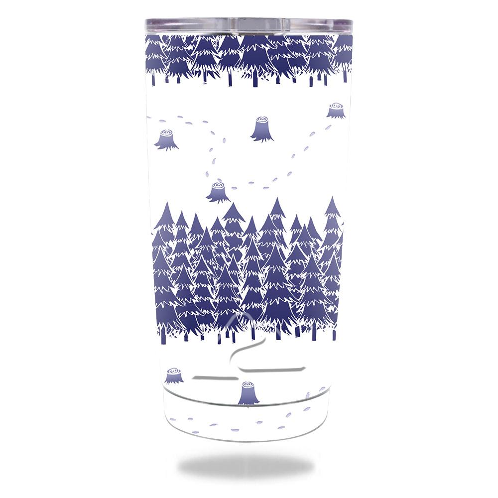 Picture of MightySkins OZTUM20-Winter Fox Maze Skin for Ozark Trail 20 oz Tumbler 2016 - Winter Fox Maze