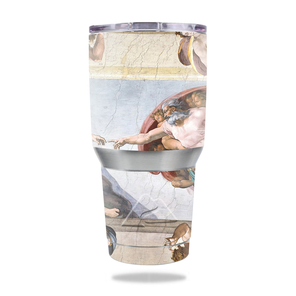 Picture of MightySkins OZTUM30-Creation Of Adam Skin for Ozark Trail 30 oz Tumbler - Creation of Adam