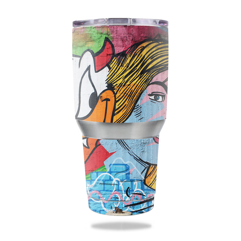 Picture of MightySkins OZTUM30-Devil Duck Skin for Ozark Trail 30 oz Tumbler - Devil Duck