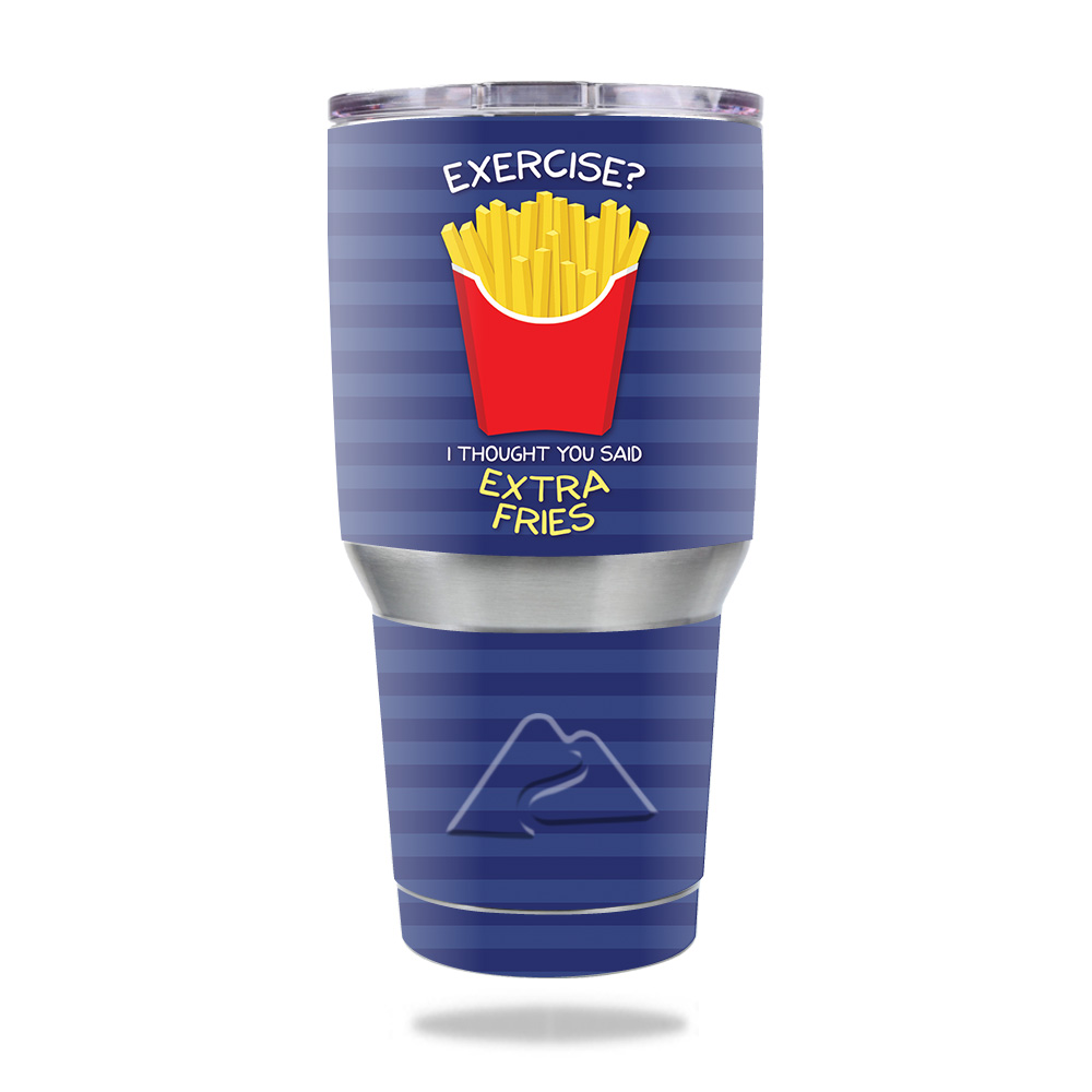 Picture of MightySkins OZTUM30-Extra Fries Skin for Ozark Trail 30 oz Tumbler - Extra Fries